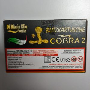 Di Blasio Elio Cobra Blitzkartusche Gold G Bks Feuerwerkland Shop De