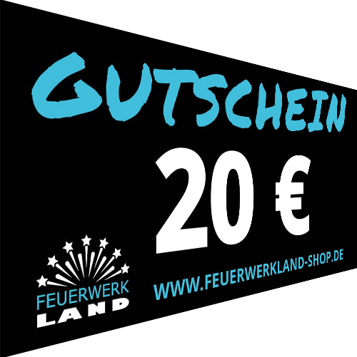 020 Euro Gutscheine Feuerwerkland 2016 - Feuerwerkland