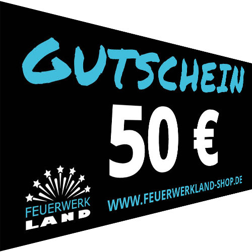 050 Euro Gutscheine Feuerwerkland 2016 - Feuerwerkland