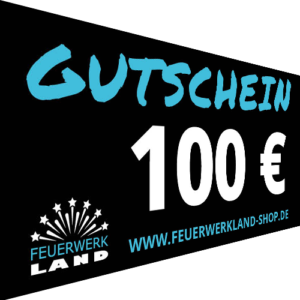 100 Euro Gutscheine Feuerwerkland 2016 - Feuerwerkland