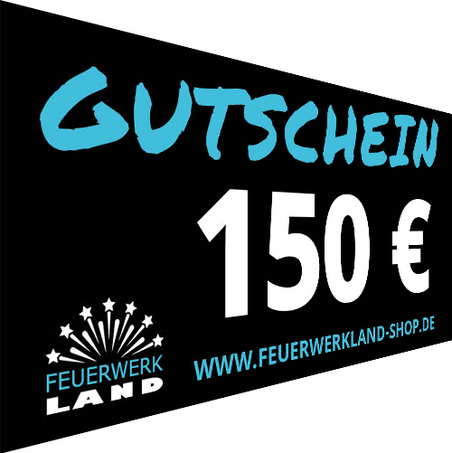 150 Euro Gutscheine Feuerwerkland 2016 - Feuerwerkland