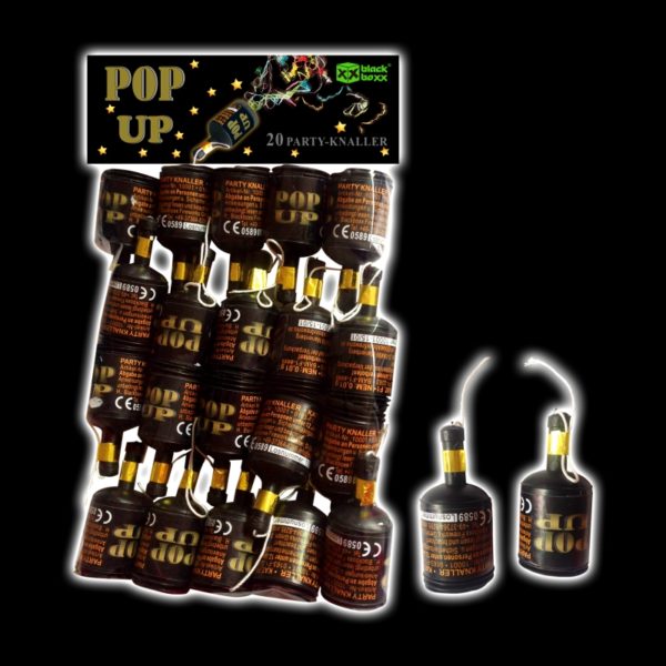 blackboxx pop up 20er pack partypopper mit luftschlangen partyknaller feuerwerkland shop - Feuerwerkland