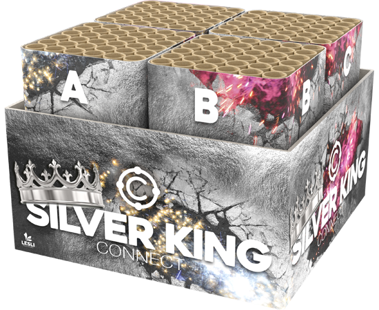 lesli silver king connect verbundfeuerwerk feuerwerkland shop - Feuerwerkland
