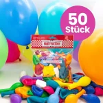 50 Luftballons Bunt 25cm – Bild 3