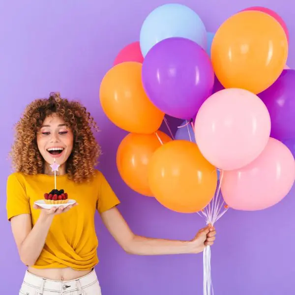 50 Luftballons Bunt 25cm – Bild 4