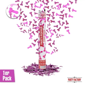 Party Popper 40cm Pinke Penis