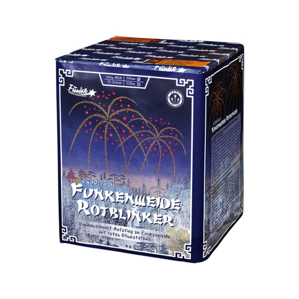 funke funkenweide rotblinker 1.3g batteriefeuerwerk feuerwerkland shop - Feuerwerkland