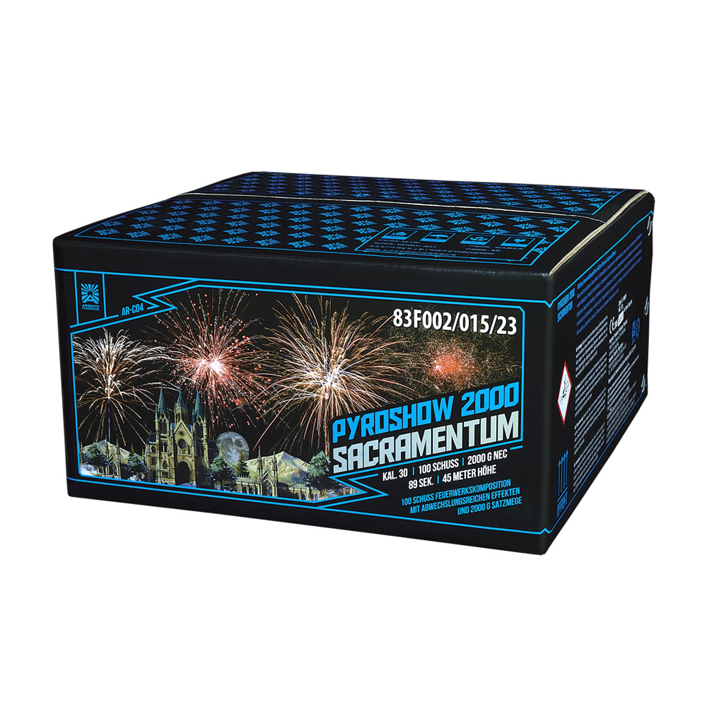 argento pyroshow 2000 sacramentum verbundfeuerwerk feuerwerkland shop.de 1 - Feuerwerkland