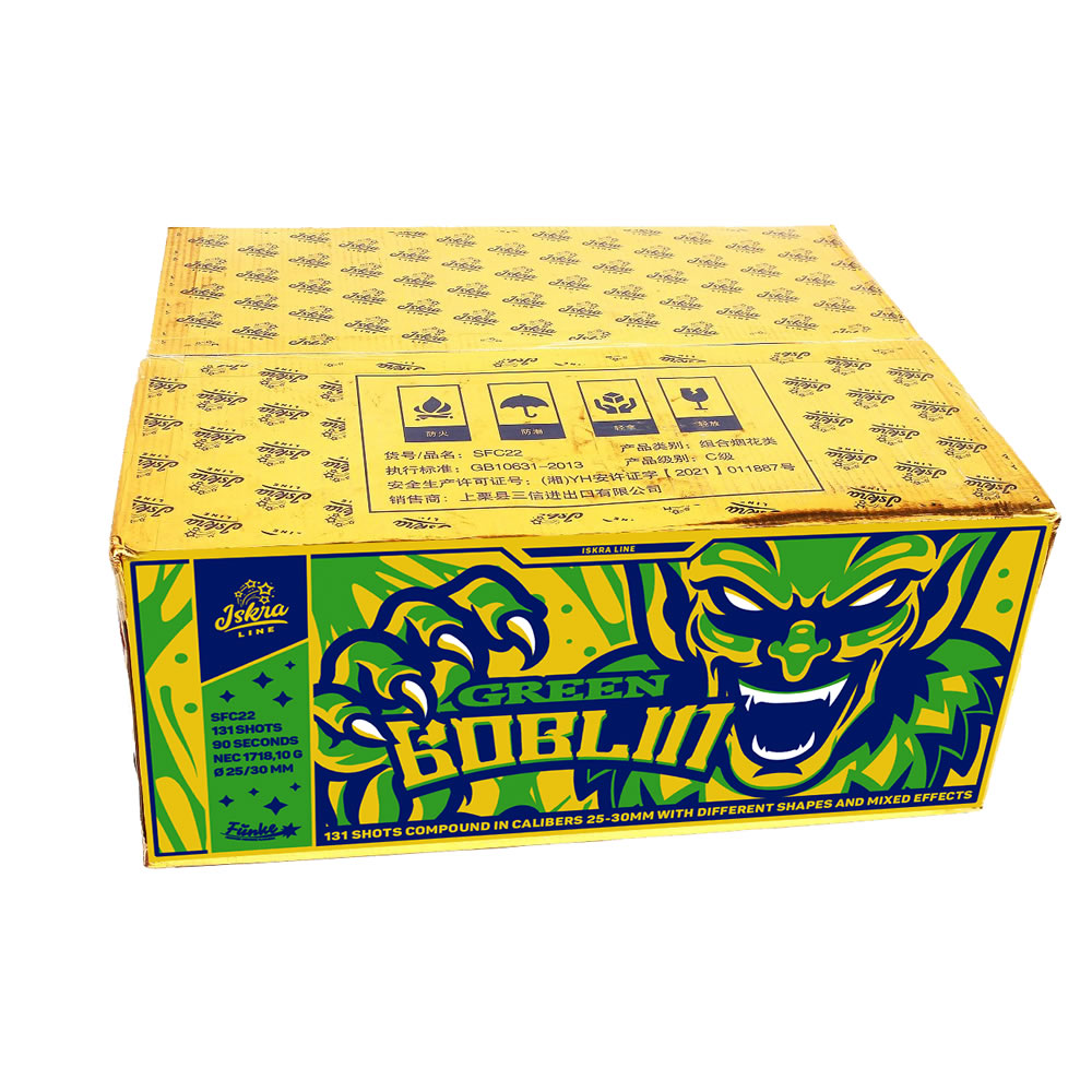 iskra green goblin verbundfeuerwerk feuerwerkland shop.de - Feuerwerkland
