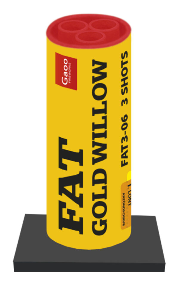 gaoo fat gold willow bombenrohr fat3 06 feuerwerkland shop.de - Feuerwerkland