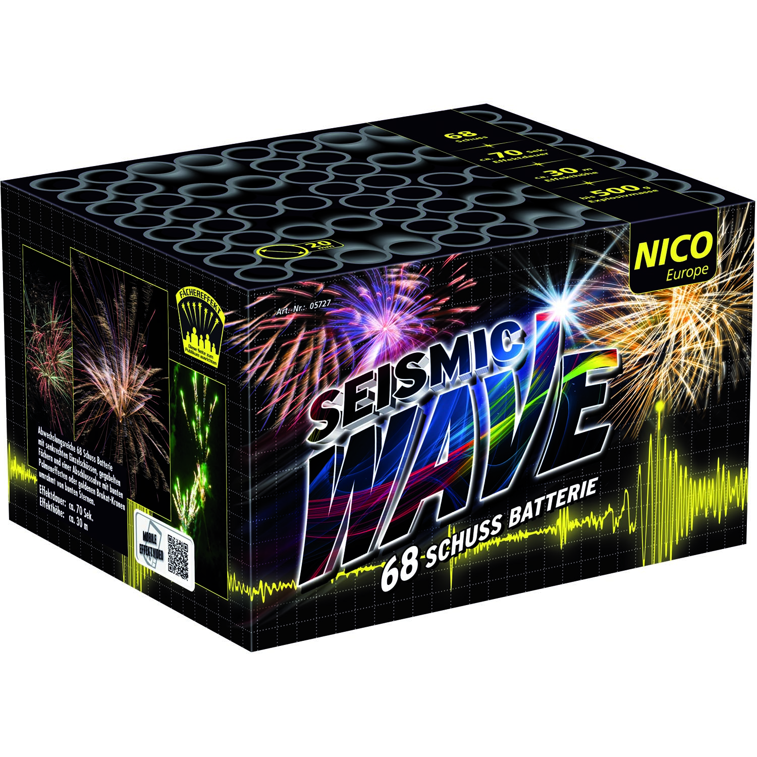 nico seismic wave batteriefeuerwerk feuerwerkland shop.de - Feuerwerkland