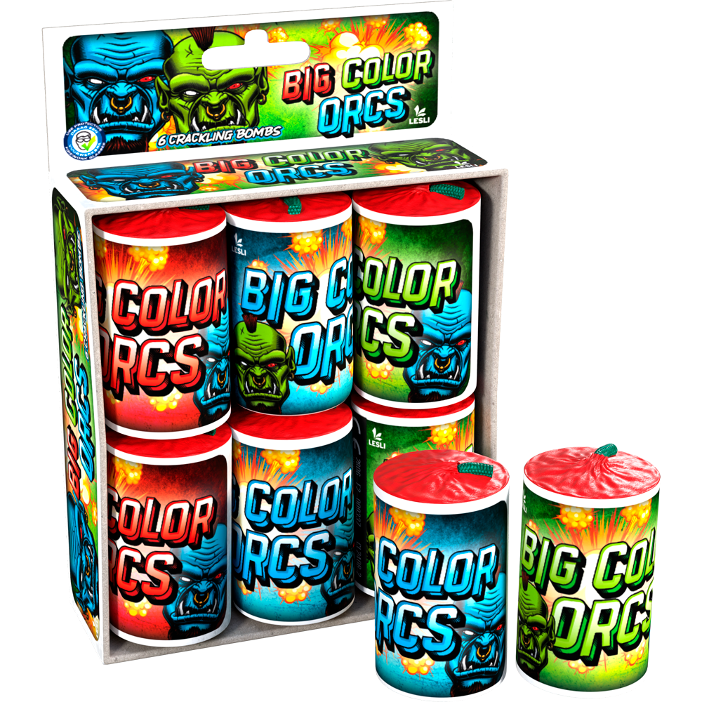 lesli big color orcs leuchtfeuerwerk feuerwerkland shop.de - Feuerwerkland