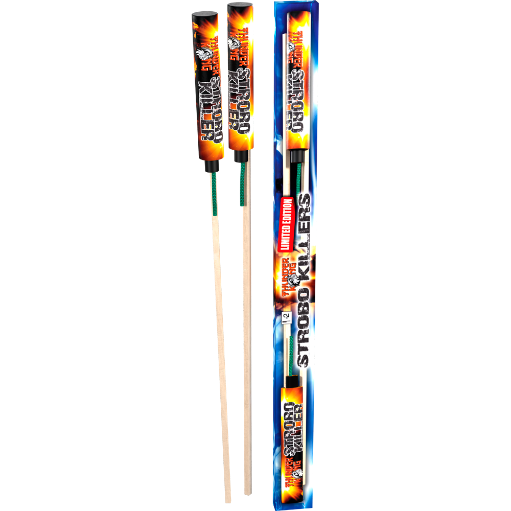 lesli strobo killers limited edition strobe rocket salutrakete feuerwerkland shop.de - Feuerwerkland