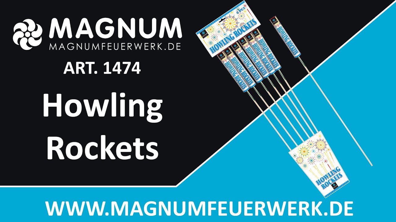 magnum howling rockets raketen feuerwerkland shop.de - Feuerwerkland