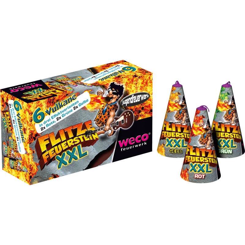 weco flitze feuerstein xxl jugendfeuerwerk feuerwerkland shop.de - Feuerwerkland