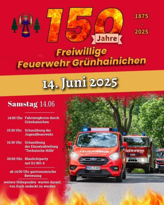 Zu ehrenvollen 150 Jahre Freiwillige Feuerwehr Grünhainichen zünden wir 22:30 Uhr ein brillantgold Jubiläumsfeuerwerk 🚒🎉🎇😁

@feuerwehr_gruenhainichen
@gruenhainichen

#feuerwerk #pyrotechnik #grünhainichen #freiwilligefeuerwehrgrünhainichen #erzgebirge #pyro #pyros #festprogramm #pyroabend #großfeuerwerk #pyrocommunity #instapyro #pyroforlife #feuerwerkskörper #feuerwerkstradition #feuerwerkbuchen #feuerwerkevent #dorffest #jubiläum #pyroshop #heimatfest #feuerwerkkaufen #pyrojunge #feuerwerkshow #feuerwerkland #deinfeuerwerkshop