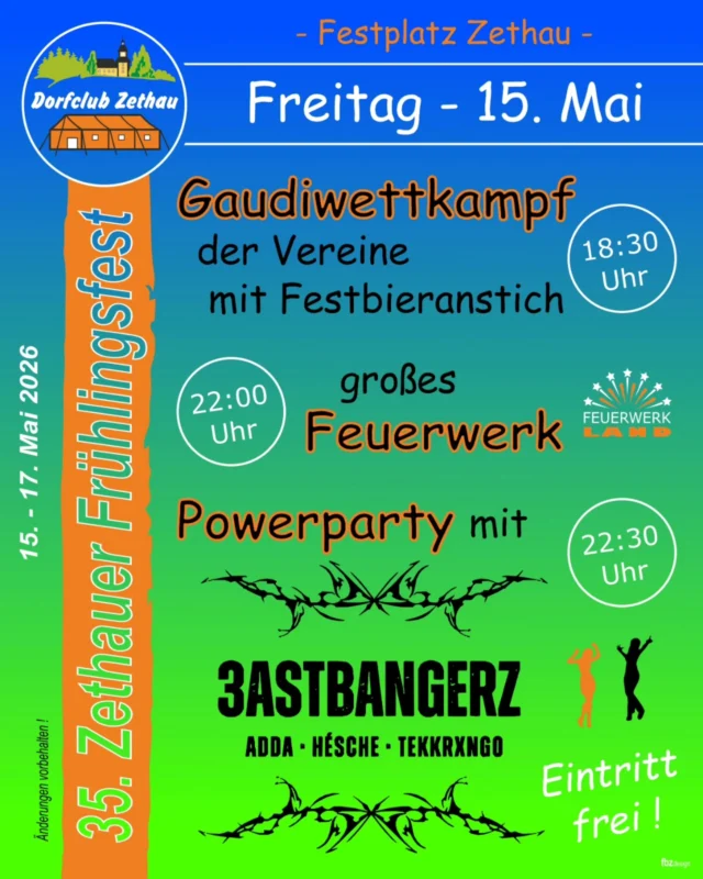 35. Zethauer Frühlingsfest 🌼 Seid dabei 😁🎆👍🏻🎉
@zethauer_fruehlingsfest
@feuerwehr_zethau
@3astbangerz
#großfeuerwerk #zethau #zethauerfrühlingsfest #feuerwerkland #deinfeuerwerkshop
