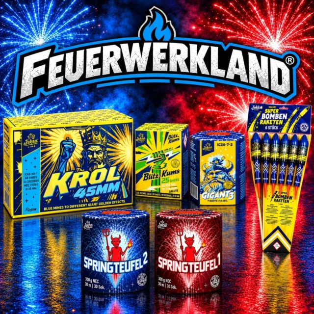 Der Teufel springt gleich zweimal heraus! 👹👺 Jetzt im Feuerwerkland bestellen 🫨
www.feuerwerkland-shop.de
#springteufel #iskra #feuerwerkkaufen #feuerwerkland #deinfeuerwerkshop
