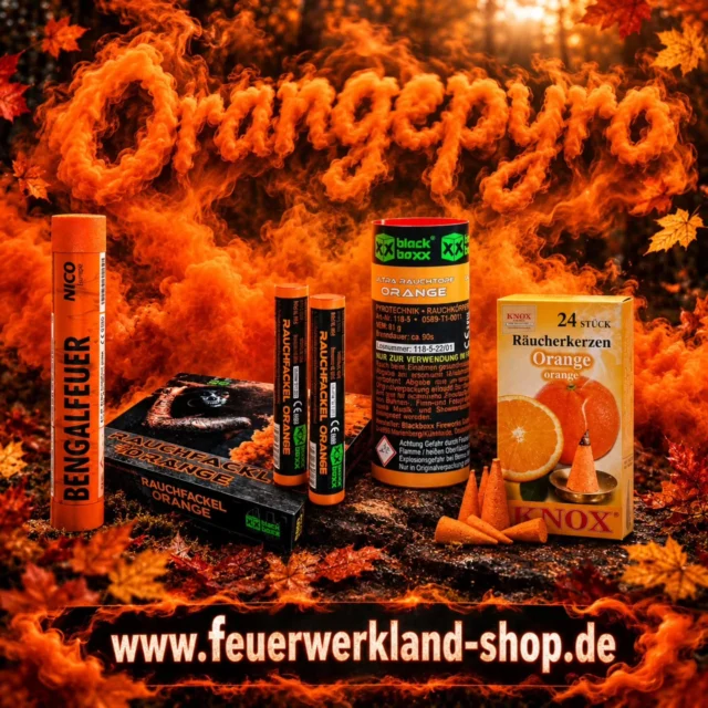 💣🍁🏵️ Herbstzeit ist Orangepyrozeit 🏵️🍁💣
#orange #herbstzeit #pyrozeit #feuerwerkland #deinfeuerwerkshop
