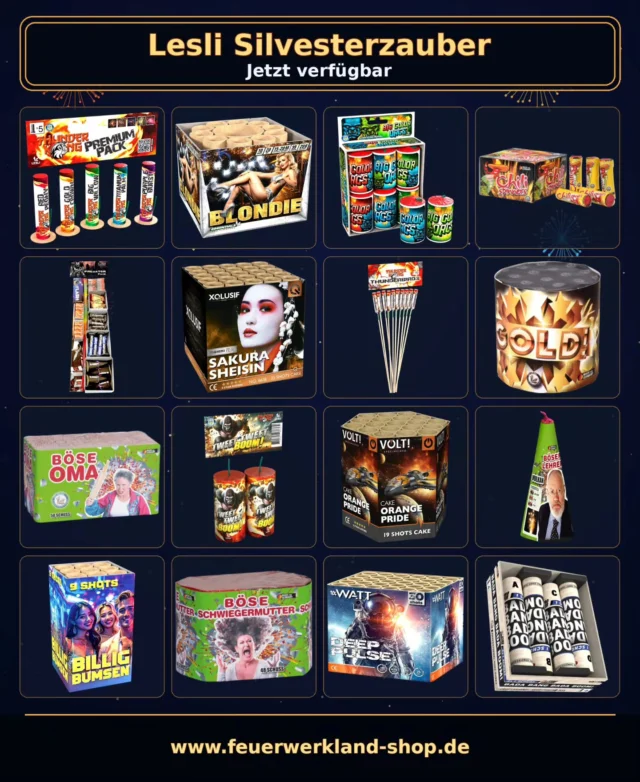 Viele Lesli Feuerwerksartikel eingetroffen 🚚💣🎆😁
#leslifeuerwerk #leslisilvesterzauber #voltfireworks #feuerwerkland #deinfeuerwerkshop