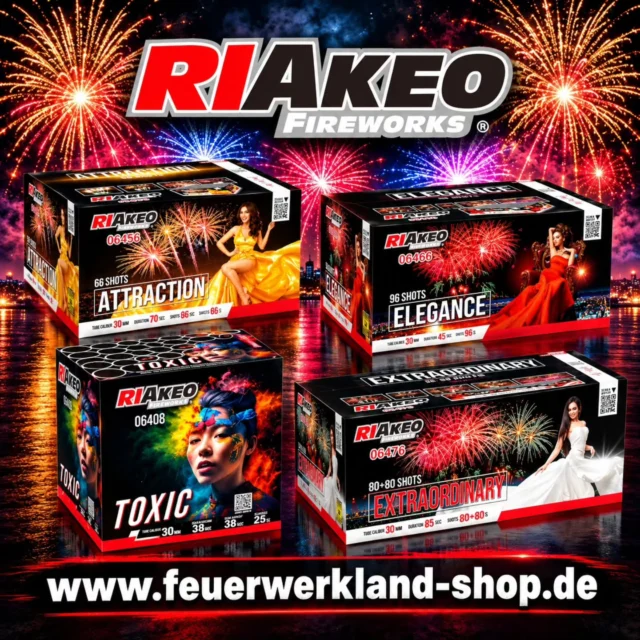 RIAKEO ist im Haus 🤩🎆
Jetzt im Feuerwerkland verfügbar 🛒
#riakeo #premiumfeuerwerk #feuerwerkkaufen #feuerwerkland #deinfeuerwerkshop